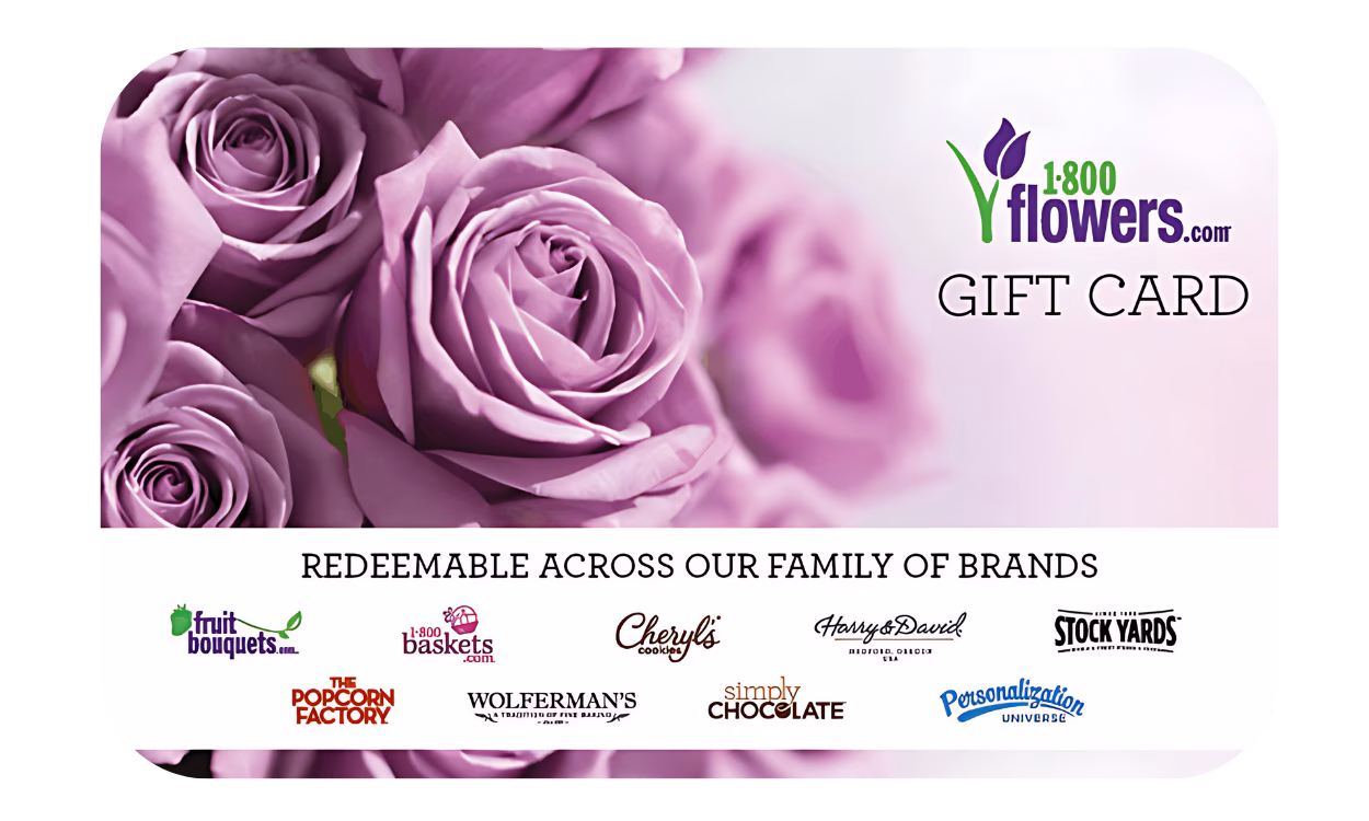 1-800 Flowers Gift Card – eGift by Email | $15–$100
