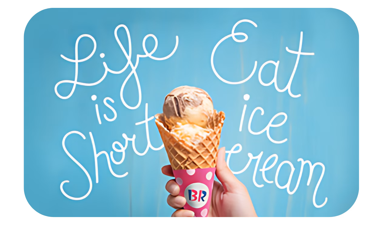 Baskin Robbins Gift Card