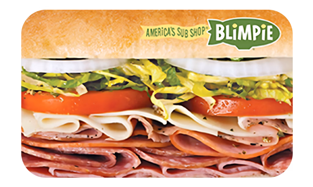 Blimpie Gift Card
