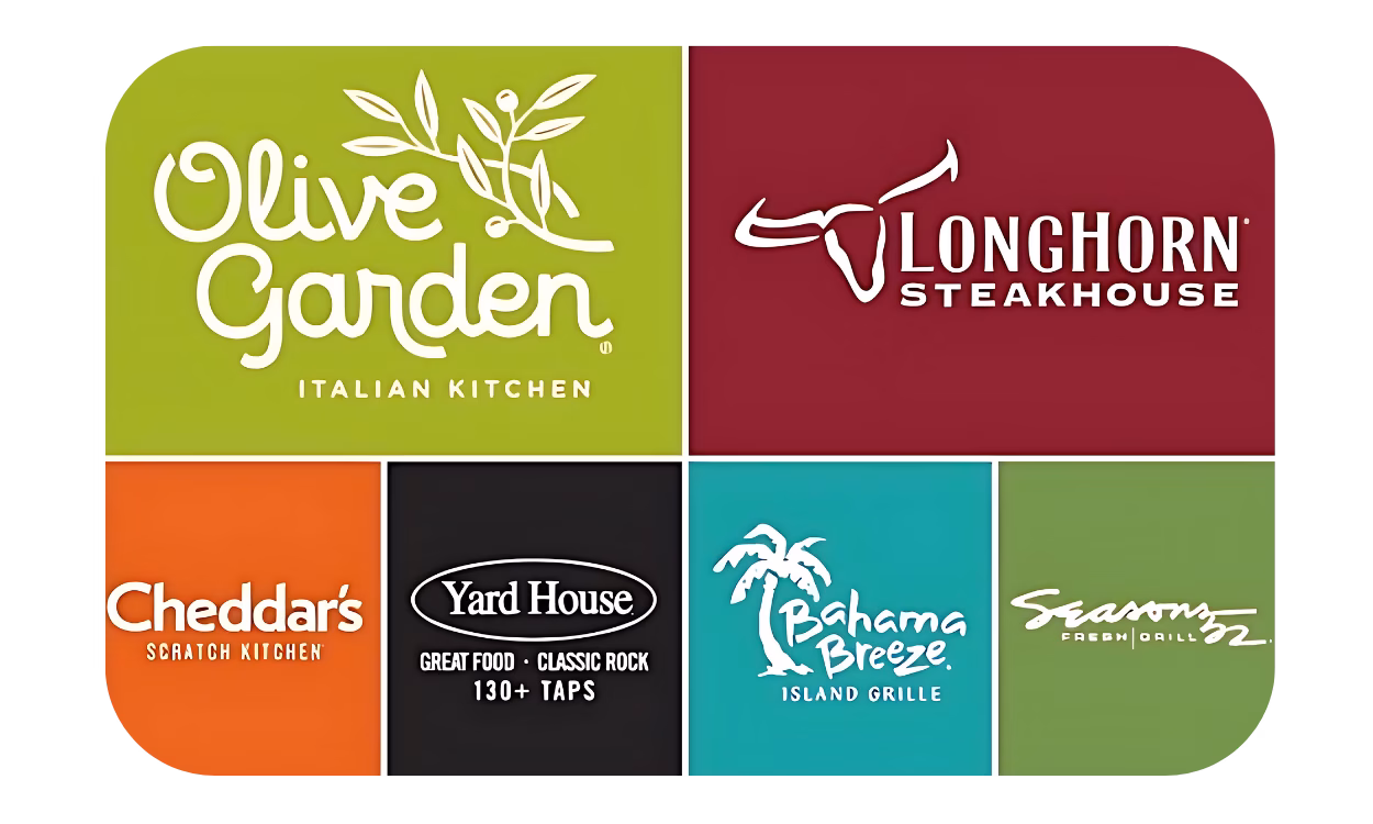 Darden Restaurants Gift Card – eGift by Email | $10–$100
