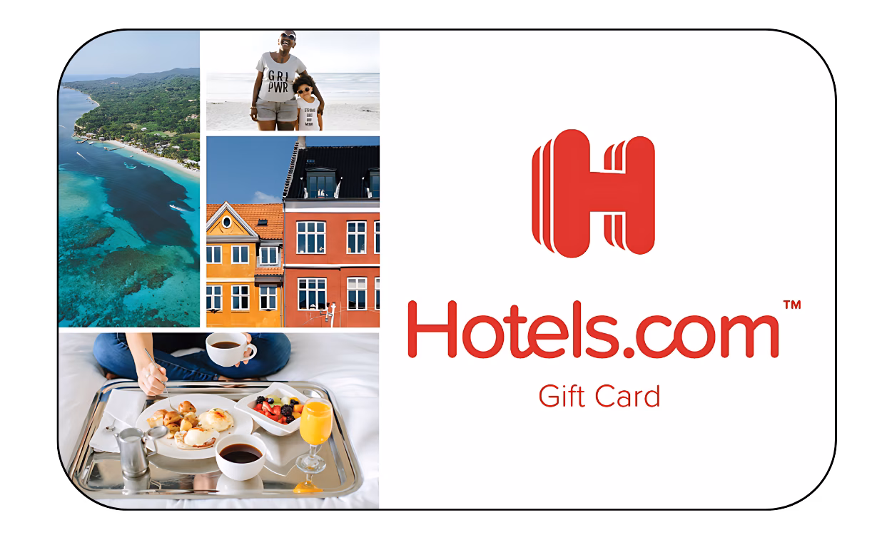 Hotels.com Gift Card – eGift by Email | $25–$250