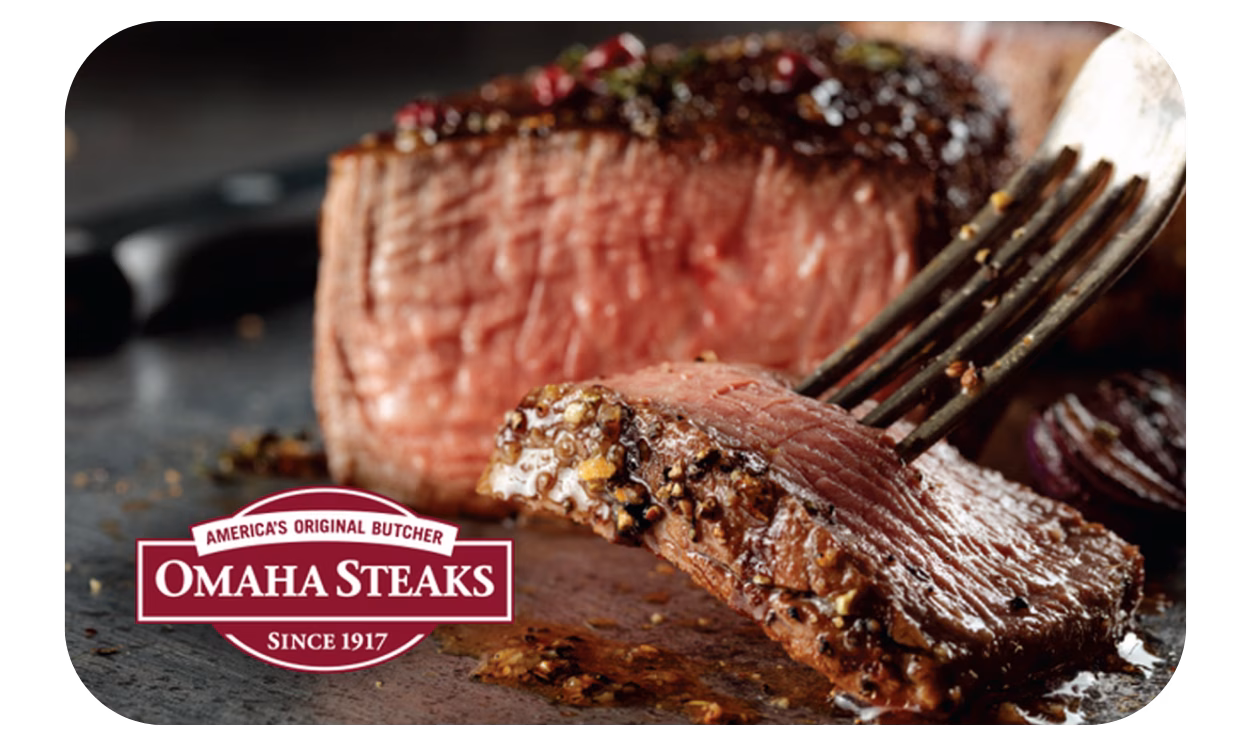 Omaha Steaks Gift Card – eGift by Email | $15–$100