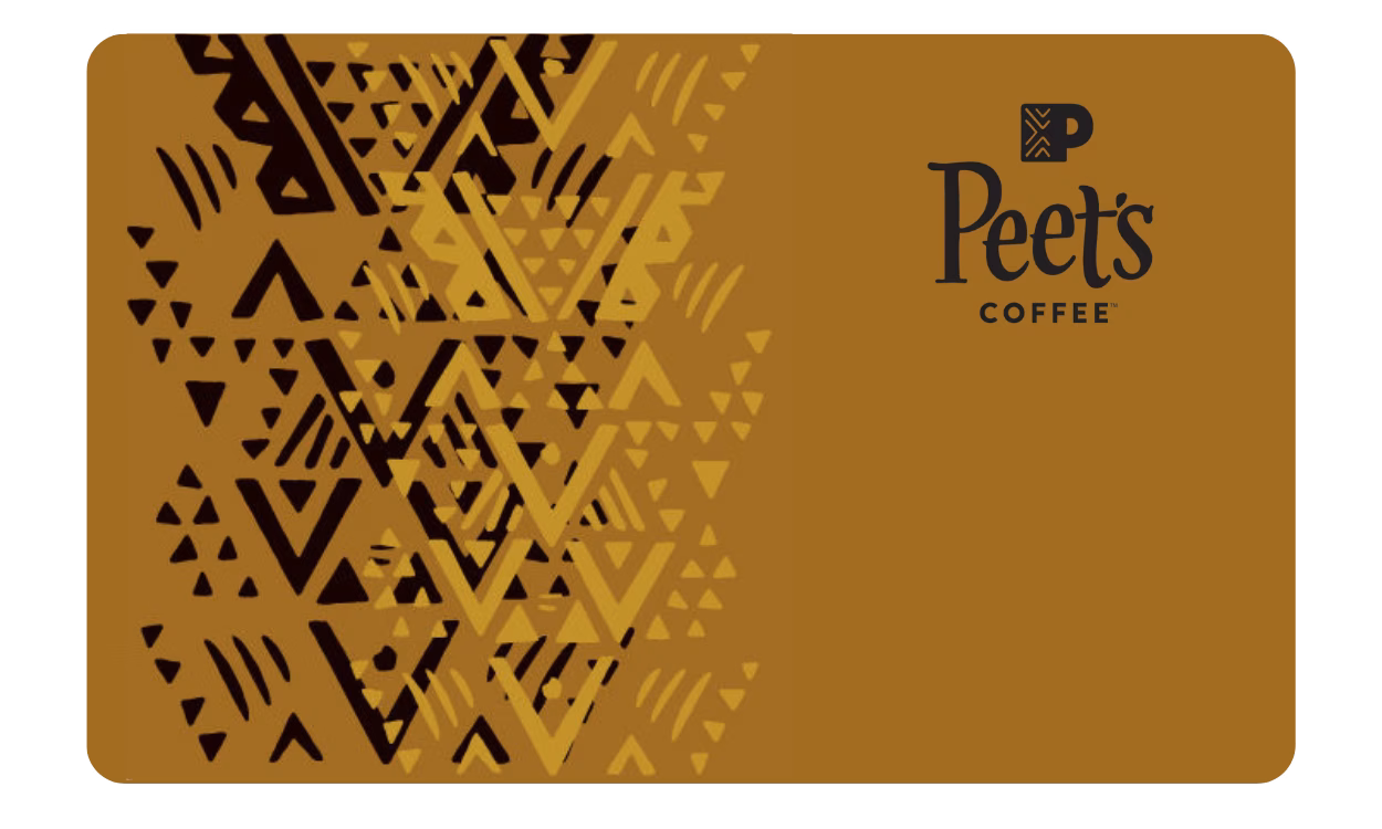 Peets Coffee Tea Gift Card