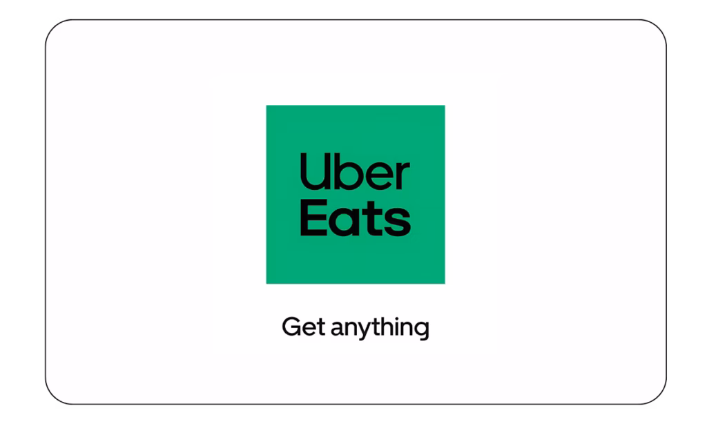 Uber Eats Gift Card