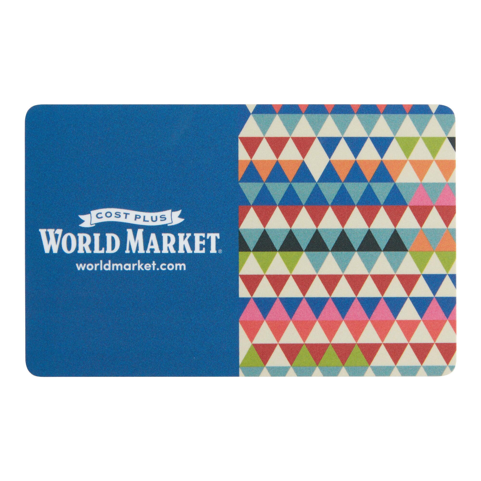 Cost Plus World Market Gift Card