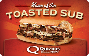 Quiznos Gift Card