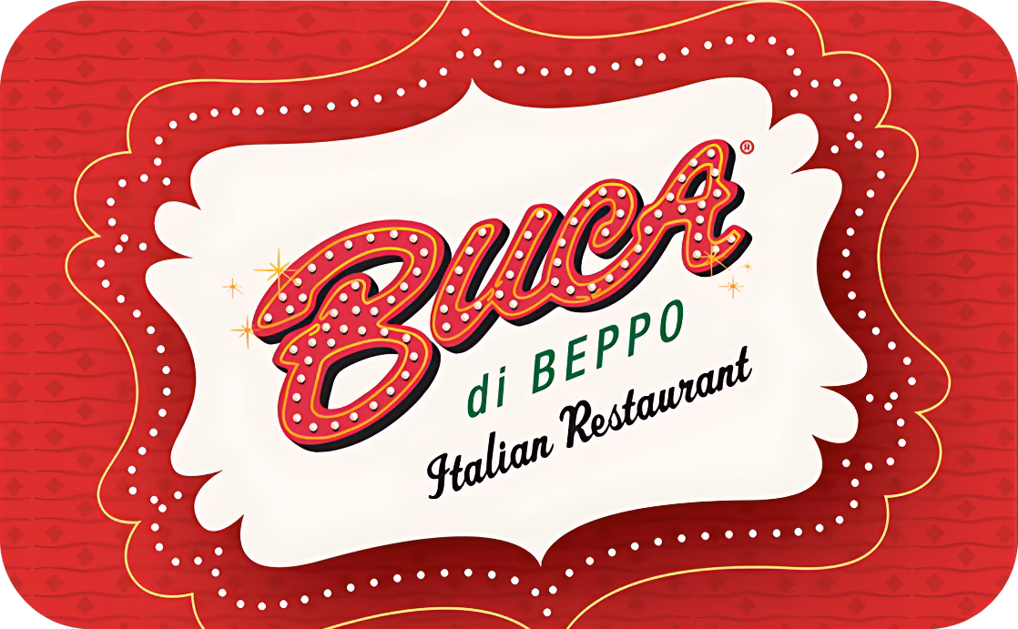Buca di Beppo Gift Card – eGift by Email | $15–$500