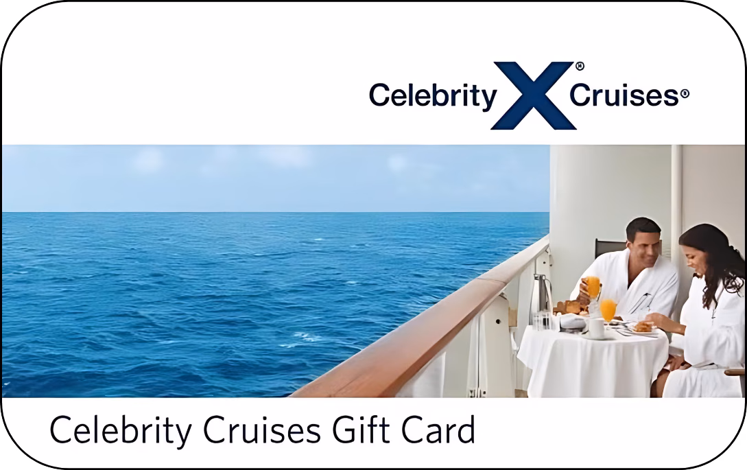 Celebrity Cruises Gift Card – eGift by Email | $50–$500
