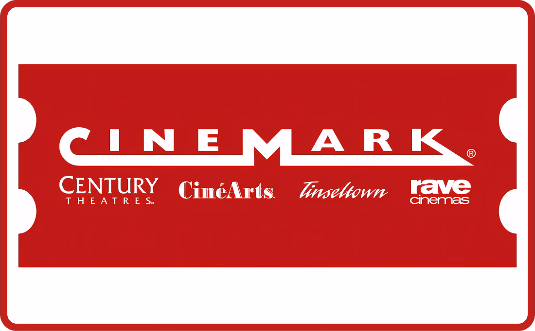 Cinemark Gift Card – eGift by Email | $20–$250