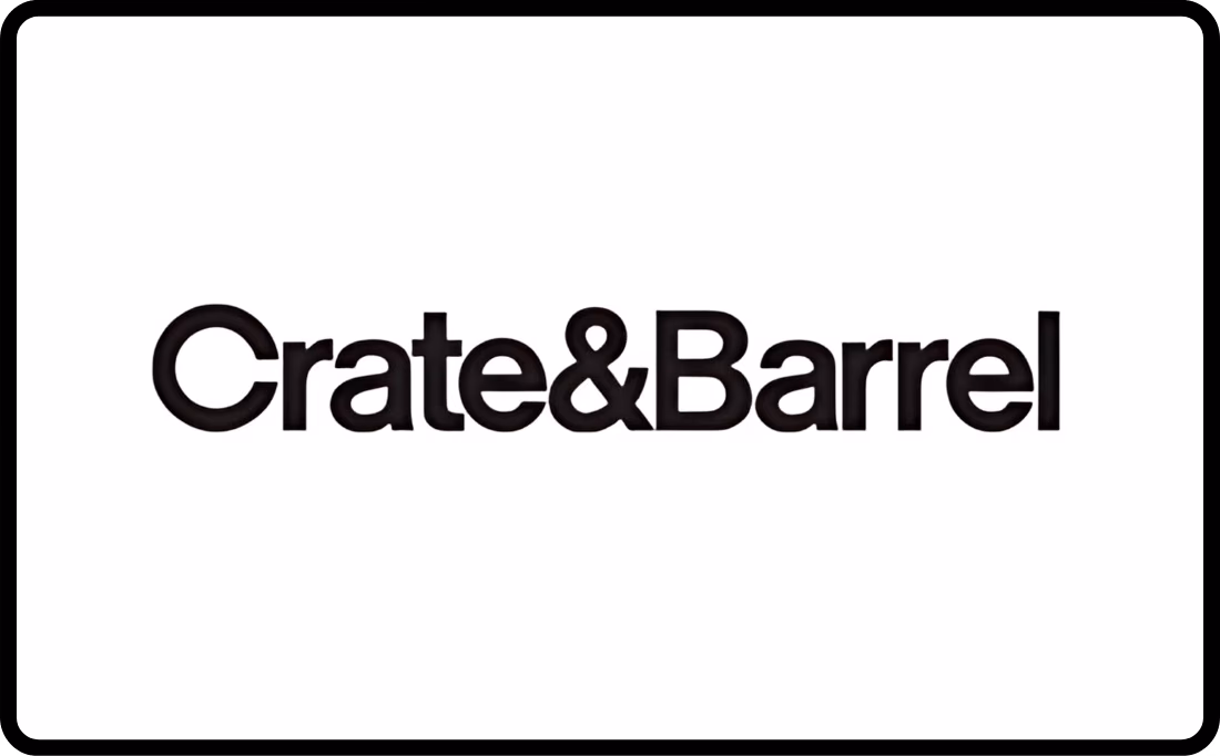 Crate and Barrel Gift Card – Gift Card by Mail | $10–$500