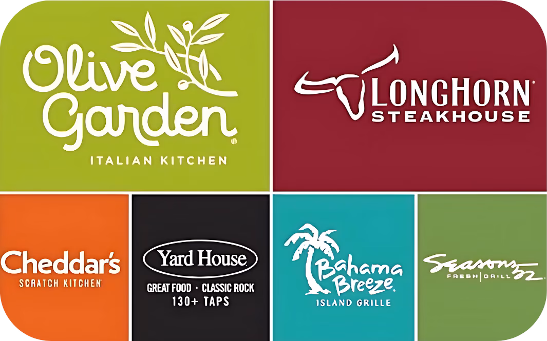 Darden Restaurants Gift Card – eGift by Email | $10–$250
