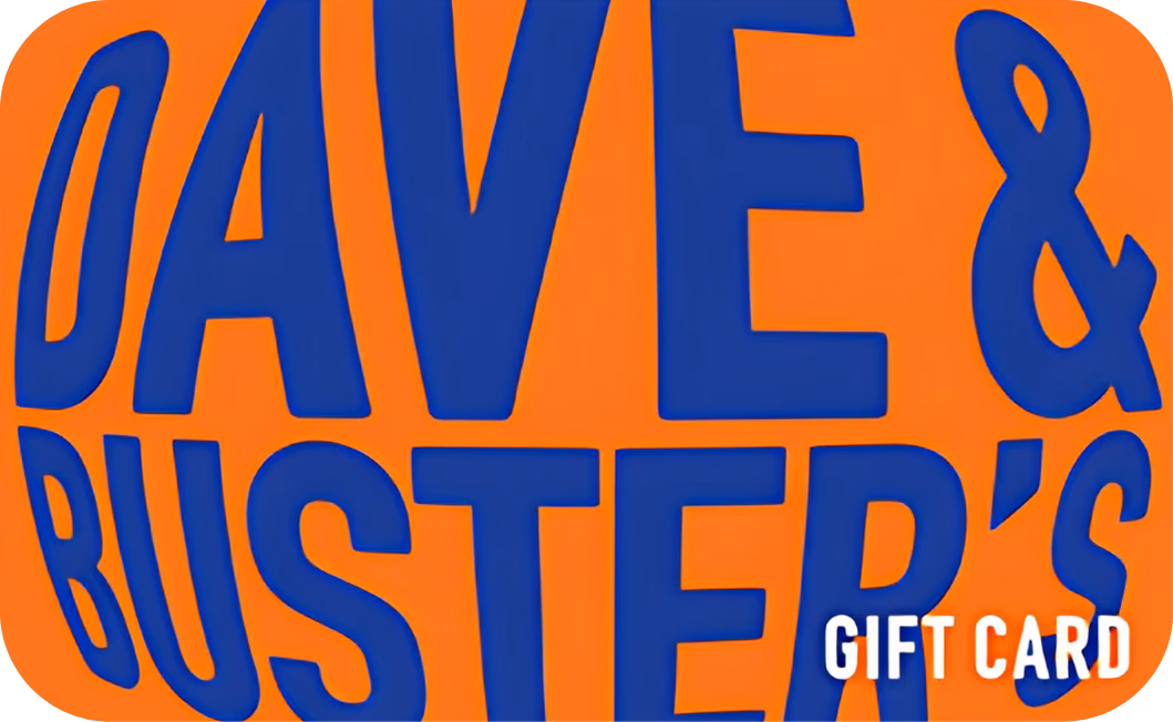 Dave and Buster’s Gift Card – eGift by Email | $15–$500