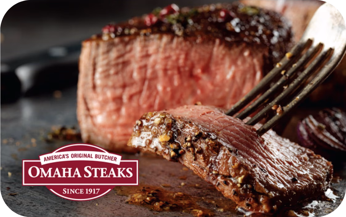 Omaha Steaks Gift Card – eGift by Email | $15–$200