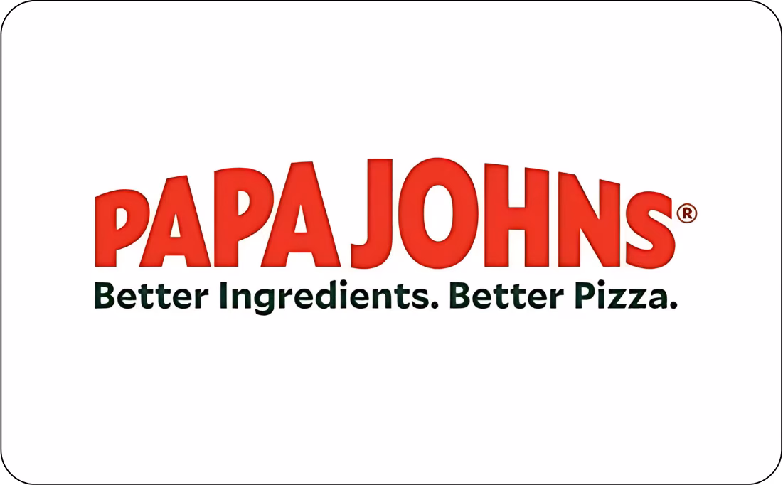 Papa John’s Gift Card – eGift by Email | $5–$1000