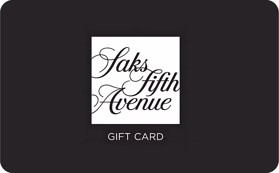 Saks Fifth Avenue Gift Card – eGift by Email | $25–$100