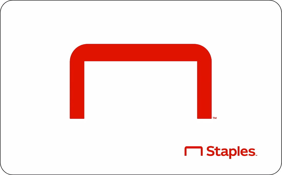 Staples Gift Card – eGift by Email | $5–$50