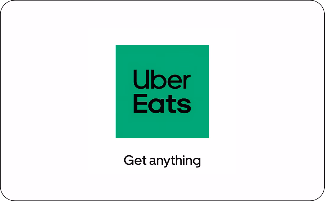 Uber Eats Gift Card – eGift by Email | $15–$500